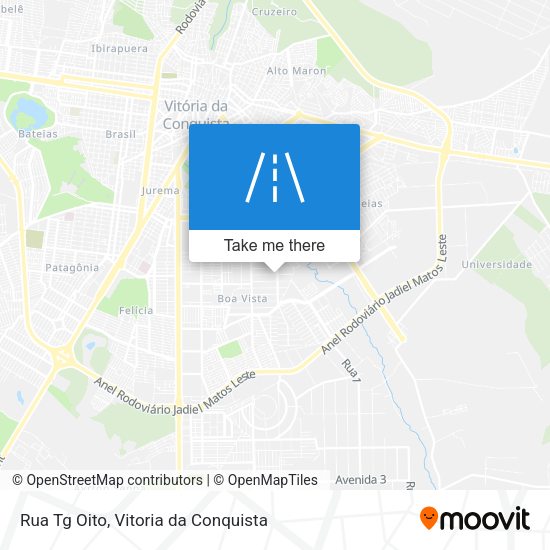 Rua Tg Oito map