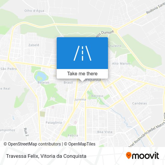 Travessa Felix map