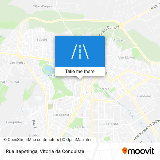 Rua Itapetinga map