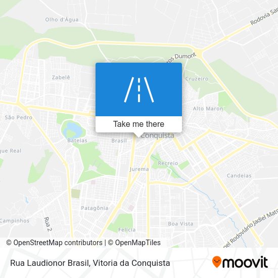 Rua Laudionor Brasil map