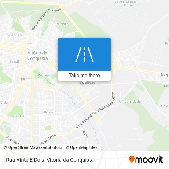 Rua Vinte E Dois map