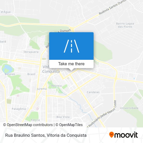 Rua Braulino Santos map