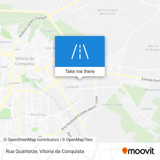 Rua Quartorze map