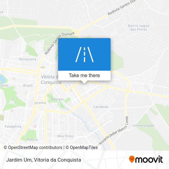Jardim Um map