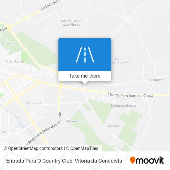 Entrada Para O Country Club map