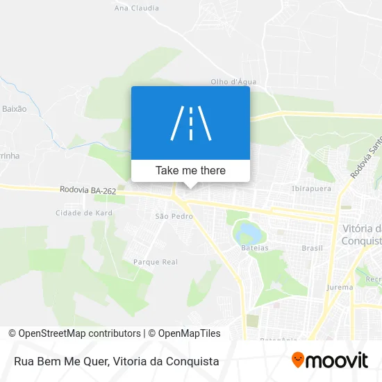 Rua Bem Me Quer map
