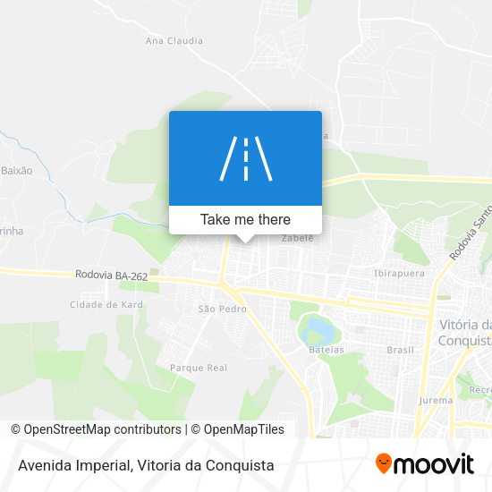 Avenida Imperial map