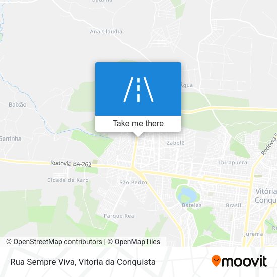 Rua Sempre Viva map