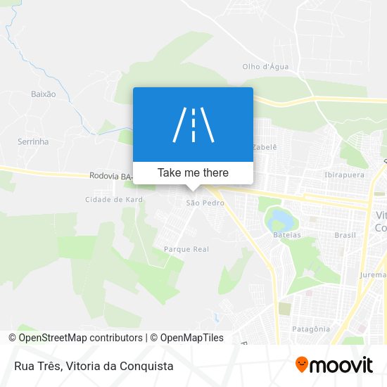 Rua Três map