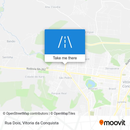 Rua Dois map