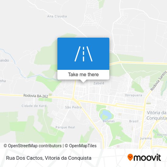 Rua Dos Cactos map