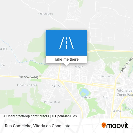 Rua Gameleira map