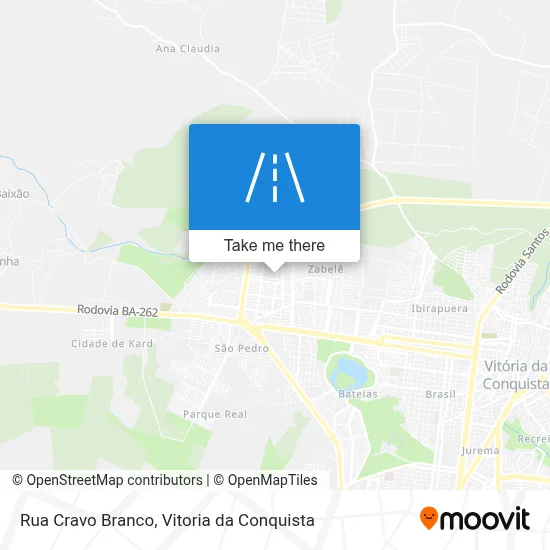 Rua Cravo Branco map