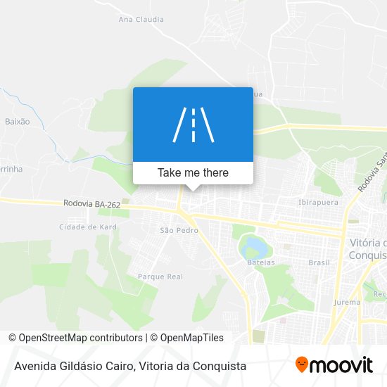 Avenida Gildásio Cairo map