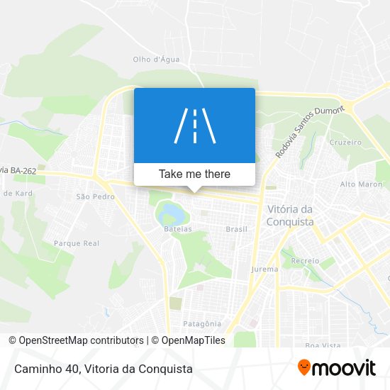 Caminho 40 map