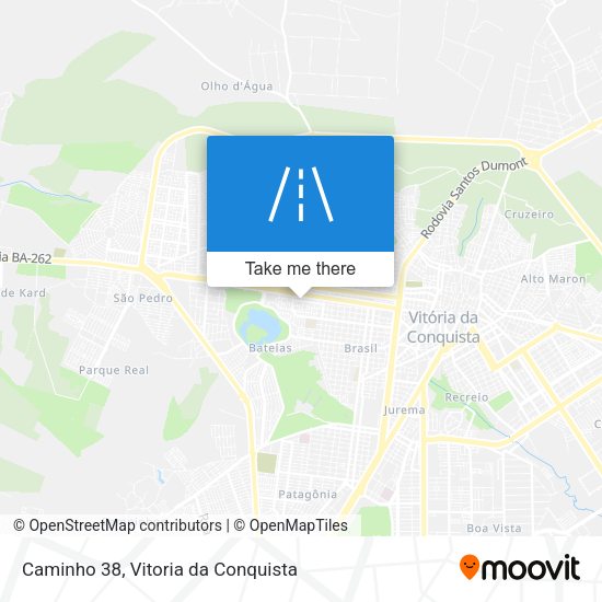 Caminho 38 map