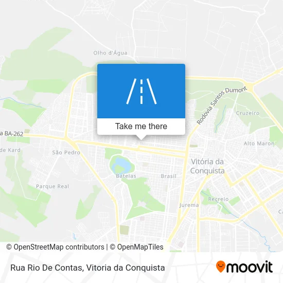 Rua Rio De Contas map
