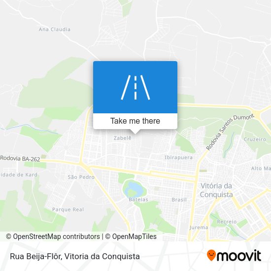 Rua Beija-Flôr map