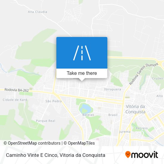Caminho Vinte E Cinco map