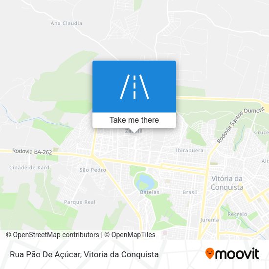 Rua Pão De Açúcar map