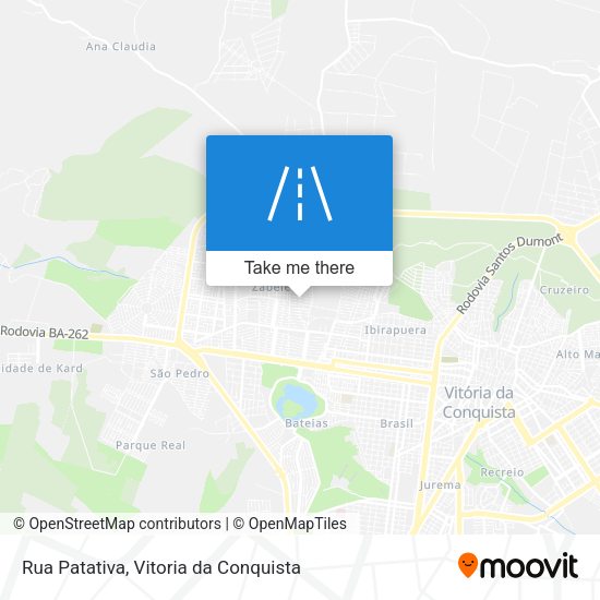 Rua Patativa map