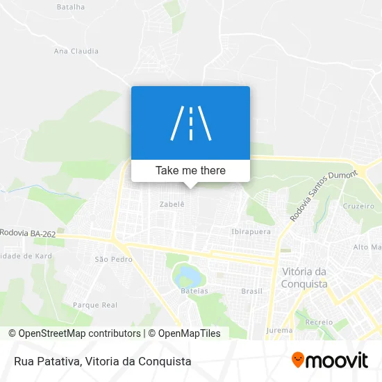 Rua Patativa map