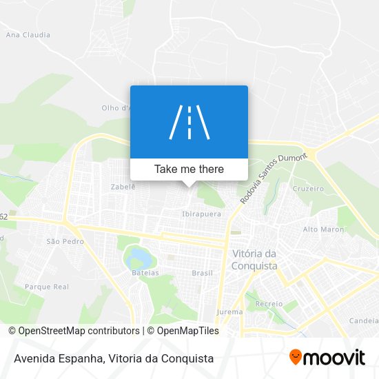 Mapa Avenida Espanha