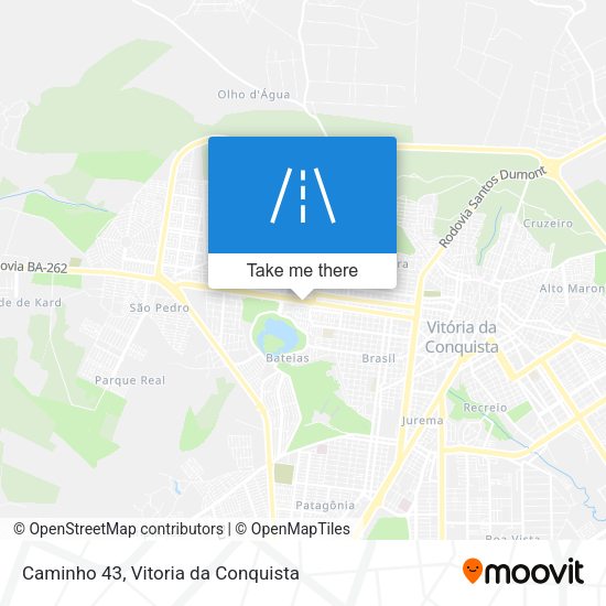 Caminho 43 map