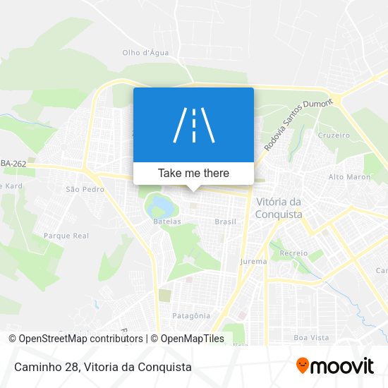 Caminho 28 map