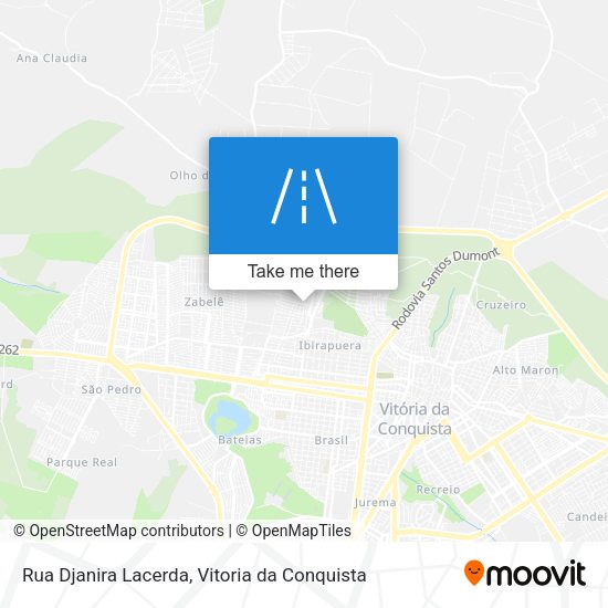 Rua Djanira Lacerda map