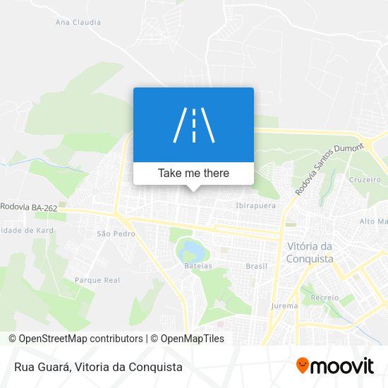 Rua Guará map