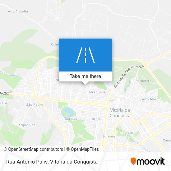 Rua Antonio Palis map