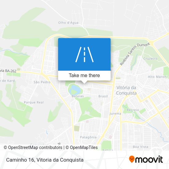 Caminho 16 map