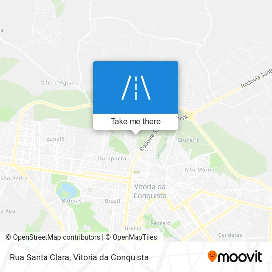 Rua Santa Clara map
