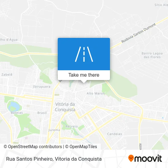 Rua Santos Pinheiro map