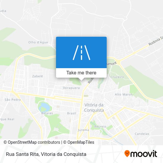 Rua Santa Rita map
