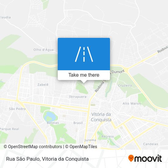 Rua São Paulo map