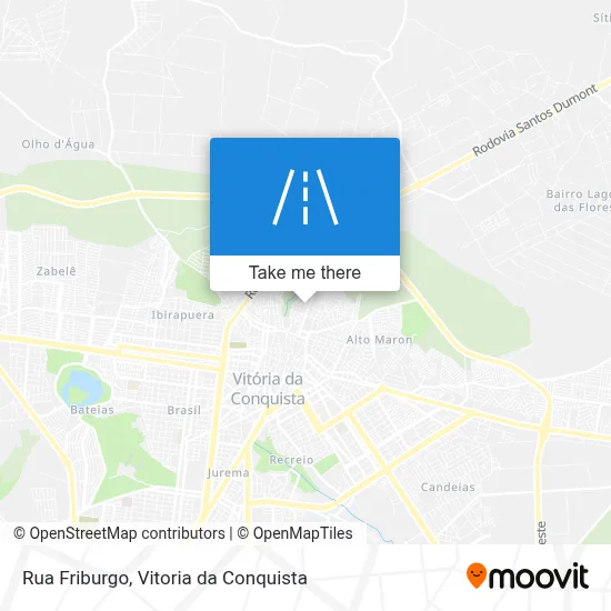 Rua Friburgo map