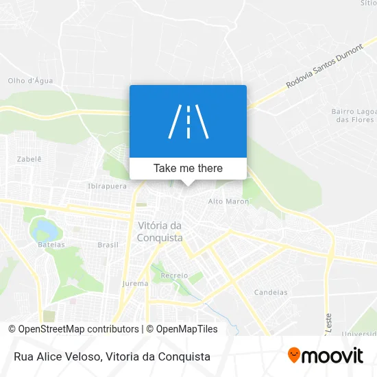 Rua Alice Veloso map