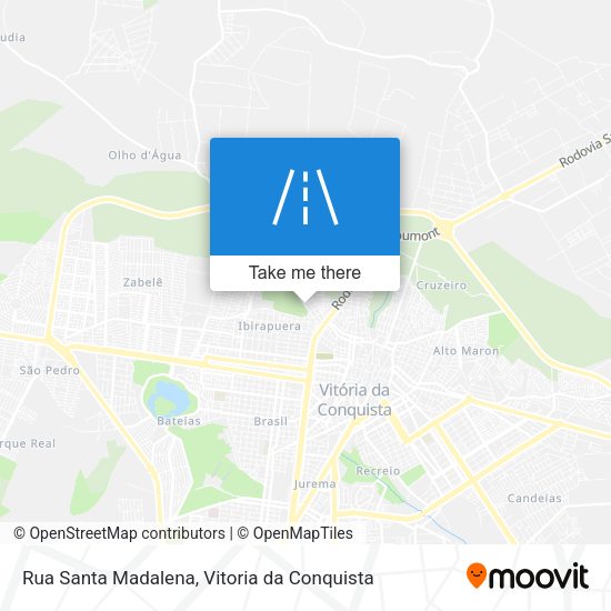 Rua Santa Madalena map
