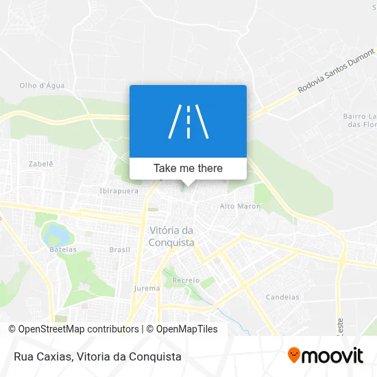 Rua Caxias map