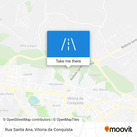 Rua Santa Ana map