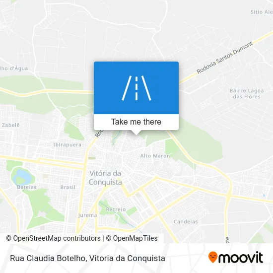Rua Claudia Botelho map