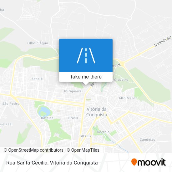 Rua Santa Cecília map