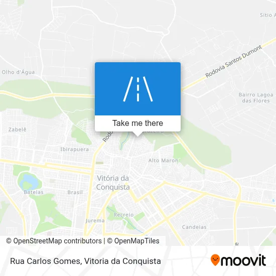 Rua Carlos Gomes map