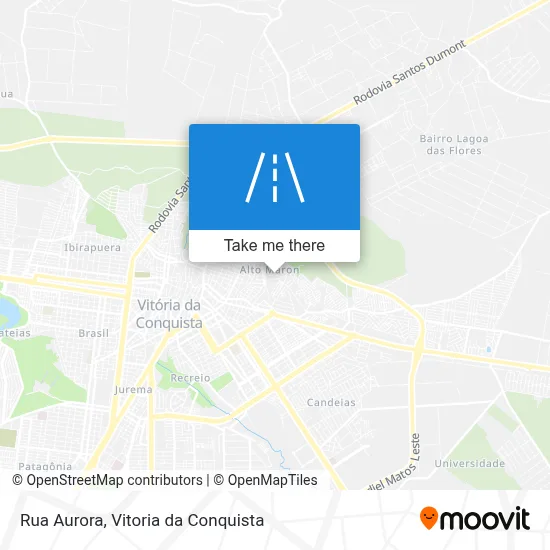 Rua Aurora map
