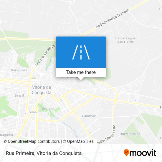 Rua Primeira map