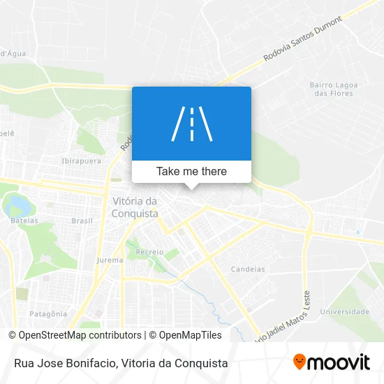 Rua Jose Bonifacio map