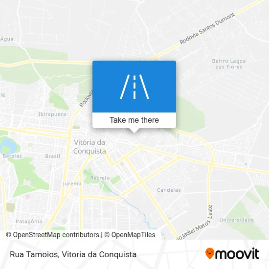 Rua Tamoios map