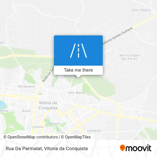 Rua Da Parmalat map